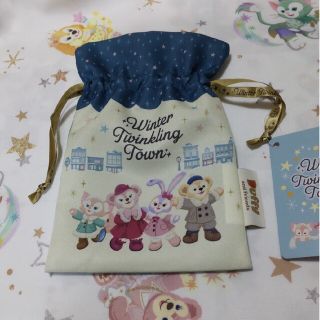 ディズニー(Disney)のディズニー ♡ ダッフィー&フレンズ  巾着(キャラクターグッズ)