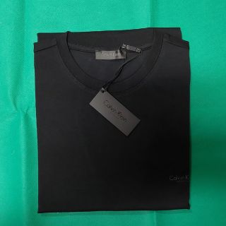 カルバンクライン(Calvin Klein)のCalvin Klein メンズ 半袖 黒 丸首Tシャツ　Mサイズ　※255(Tシャツ/カットソー(半袖/袖なし))