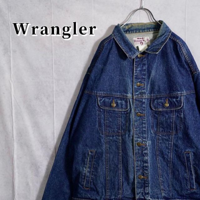 Wrangler(ラングラー)の【ビックシルエット】Wrangler デニムジャケット　極太アーム メンズのジャケット/アウター(Gジャン/デニムジャケット)の商品写真