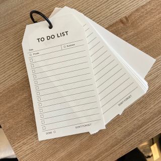 新品　リング　to do list  一冊　to doリスト(ノート/メモ帳/ふせん)