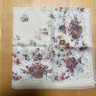 ローラアシュレイ(LAURA ASHLEY)のハンカチ ローラアシュレイ♡縁レース(ハンカチ)