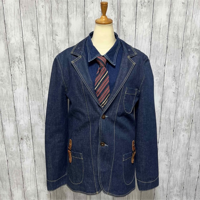 Levi's - 美品!Levi'sアメリカ製デニムテーラードジャケット!の通販