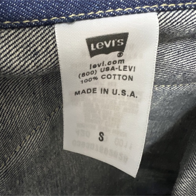 Levi's - 美品!Levi'sアメリカ製デニムテーラードジャケット!の通販