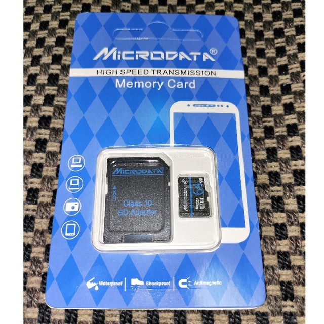 低高温対応☆microSDカード 64GB microSDXC  class10 スマホ/家電/カメラのスマートフォン/携帯電話(その他)の商品写真