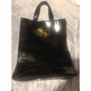 ハロッズ(Harrods)のHarrods エナメルリボントートバッグ(トートバッグ)