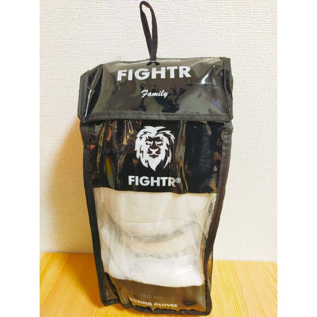 FIGHTR® ボクシンググローブ 8オンス スポーツ 格闘技 ホワイトブラック 7