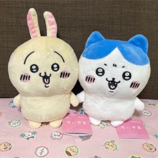 チイカワ(ちいかわ)のちいかわ ボイス付きぬいぐるみ ハチワレ＆うさぎ(キャラクターグッズ)