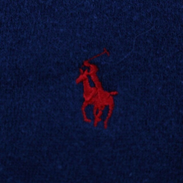 POLO RALPH LAUREN(ポロラルフローレン)のポロ・ラルフローレン 長袖スウェット スエット ラウンドネック ポロマーク トップス レディース Mサイズ ネイビー POLO RALPH LAUREN レディースのトップス(トレーナー/スウェット)の商品写真