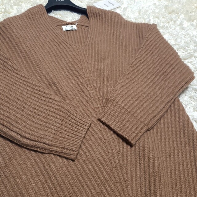 ACNE STUDIOS DEKA L WOOL ニット ワンピース 茶色 新品