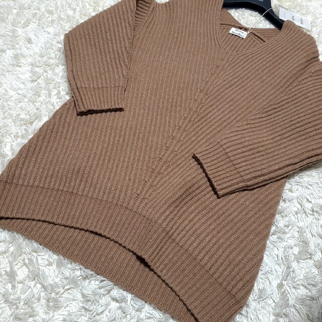 ACNE STUDIOS DEKA L WOOL ニット ワンピース 茶色 新品