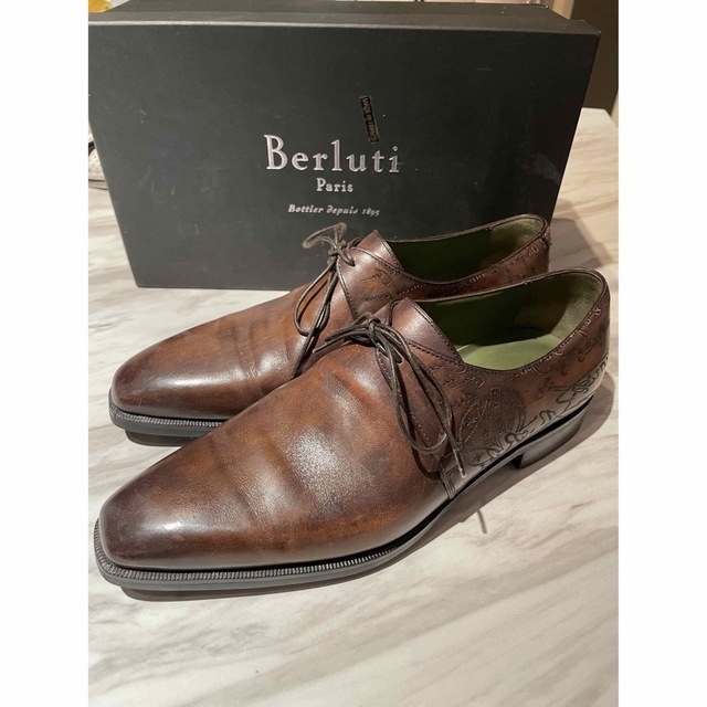 美品　Berluti ベルルッティ革靴　カリグラフィー