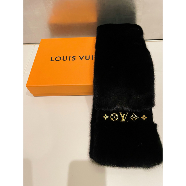 最終！LOUIS VUITTON クルーザー ファー ミンク マフラー