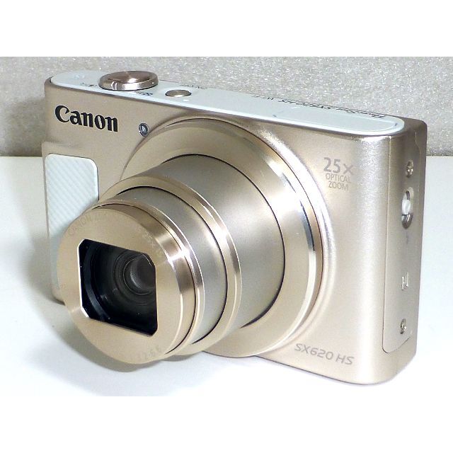 キヤノン　デジカメ光学25倍　PowerShot SX620HSシルバー／美品コンパクトデジタルカメラ