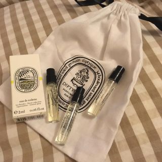 ぴぃぴぃ様専用★未使用 DIPTYQUE（ディプティック）三種香水セット(香水(女性用))