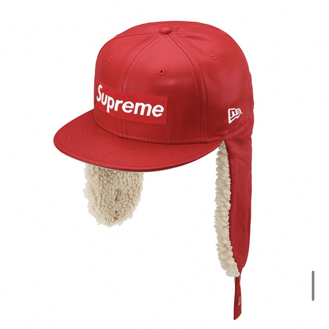 Supreme(シュプリーム)の‼️ Leather Earflap Box Logo New Era® ‼️ メンズの帽子(キャップ)の商品写真