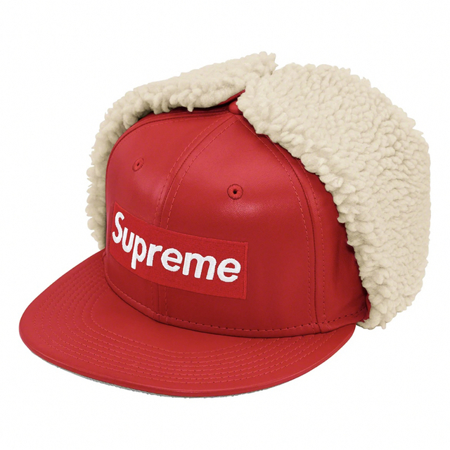 Supreme(シュプリーム)の‼️ Leather Earflap Box Logo New Era® ‼️ メンズの帽子(キャップ)の商品写真