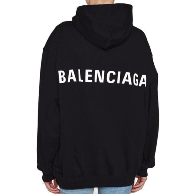 激安本物 Balenciaga - ロゴフーディー パーカー balenciaga パーカー