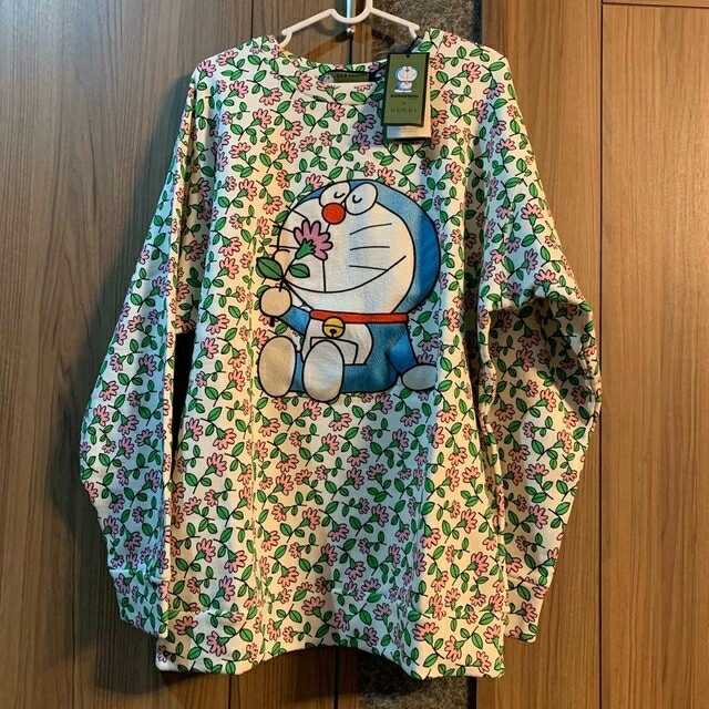 21SS GUCCI グッチ ドラえもん 花柄 スウェット638043 M 【使い勝手の