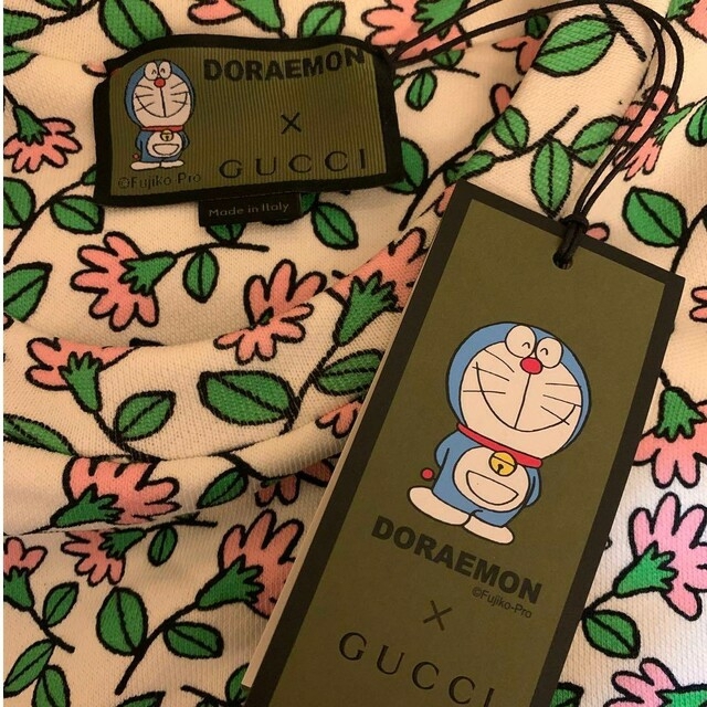 21SS GUCCI グッチ ドラえもん 花柄 スウェット638043 M 【使い勝手の