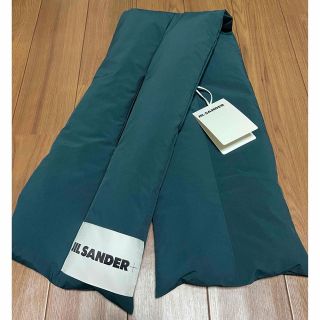 ジルサンダー(Jil Sander)のJIL SANDER ジルサンダー　マフラー　ダークグリーン　新品•未使用(マフラー/ショール)