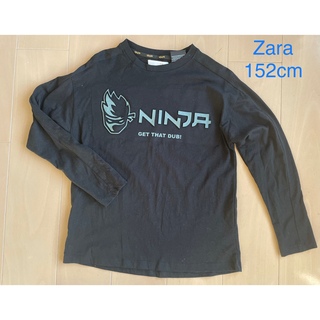 ザラキッズ(ZARA KIDS)のZara NINJA 黒ロンT 152(Tシャツ/カットソー)