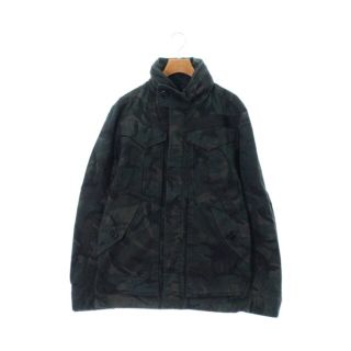 ジースター(G-STAR RAW)のG-STAR RAW ジースターロー ブルゾン S カーキx黒等(迷彩) 【古着】【中古】(その他)