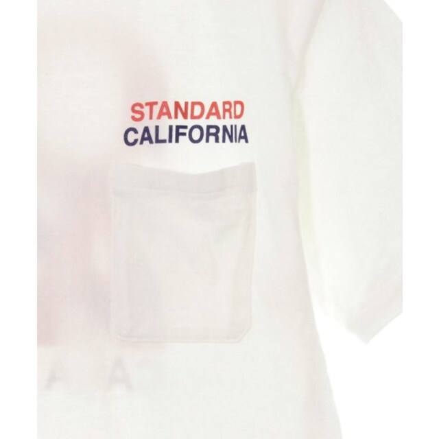 STANDARD CALIFORNIA(スタンダードカリフォルニア)のstandard california Tシャツ・カットソー M 白 【古着】【中古】 メンズのトップス(Tシャツ/カットソー(半袖/袖なし))の商品写真