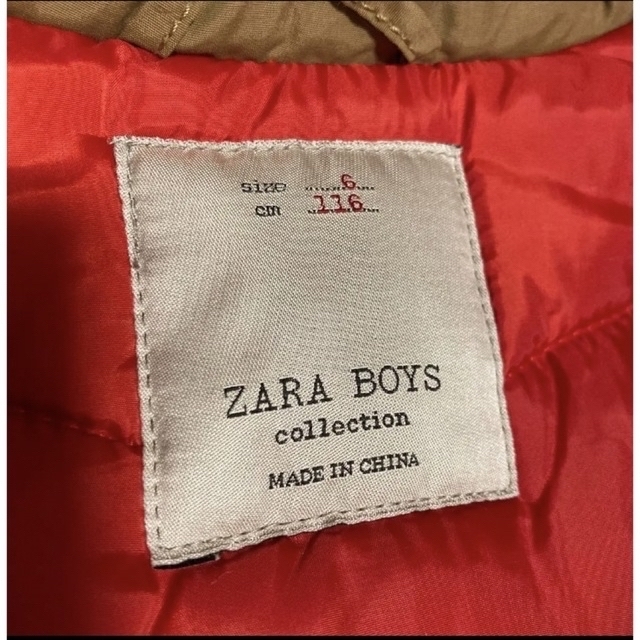 ZARA KIDS(ザラキッズ)のZARA 男児　男の子　boys ダウンジャケット　ダウンコート  キッズ/ベビー/マタニティのキッズ服男の子用(90cm~)(コート)の商品写真