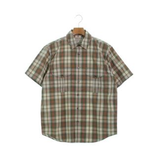 フィルソン(FILSON)のFILSON カジュアルシャツ S カーキxベージュxオレンジ(チェック) 【古着】【中古】(シャツ)