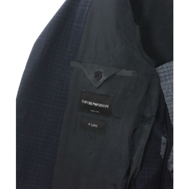 Emporio Armani(エンポリオアルマーニ)のEMPORIO ARMANI ビジネス 46/46(M位) 紺系(チェック) 【古着】【中古】 メンズのスーツ(セットアップ)の商品写真