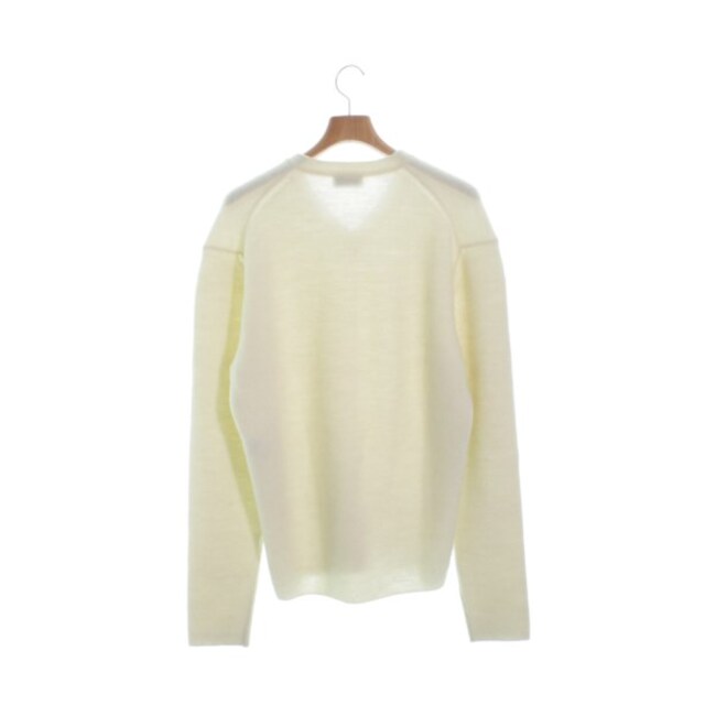 LEMAIRE ルメール ニット・セーター XS 黄 【古着】【中古】 ファッションなデザイン LEMAIRE ルメールカーディガン メンズ