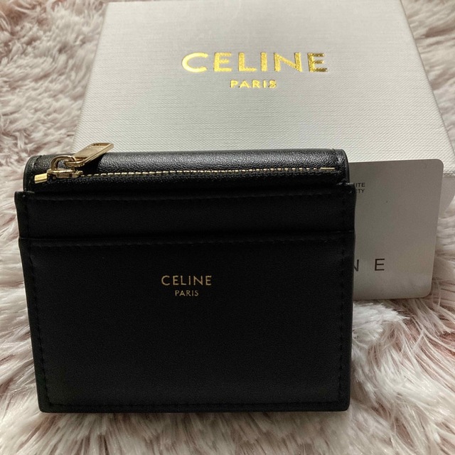 超美品！CELINE-三つ折財布-コンパクト！写真通りサイズ