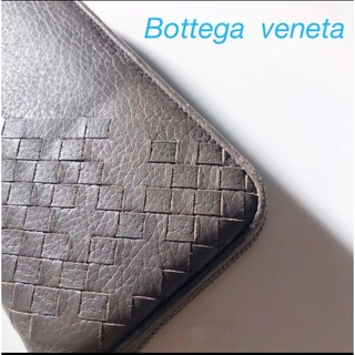 ボッテガヴェネタ(Bottega Veneta)の稀少品⭐︎レア⭐︎ボッテガヴェネタ　長財布　グレージュ　保存袋　専用箱　送料無料(財布)