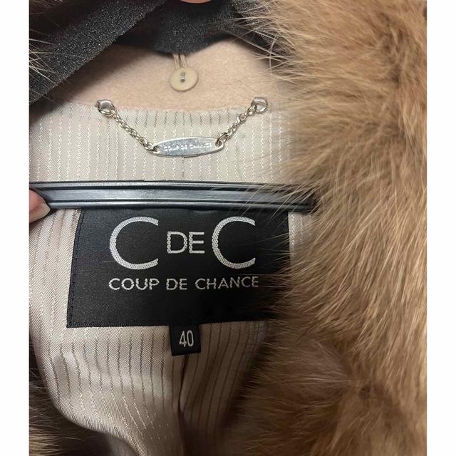 COUP DE CHANCE(クードシャンス)のクードシャンス コート UNTITLED INDIVI INED ベージュ レディースのジャケット/アウター(ロングコート)の商品写真