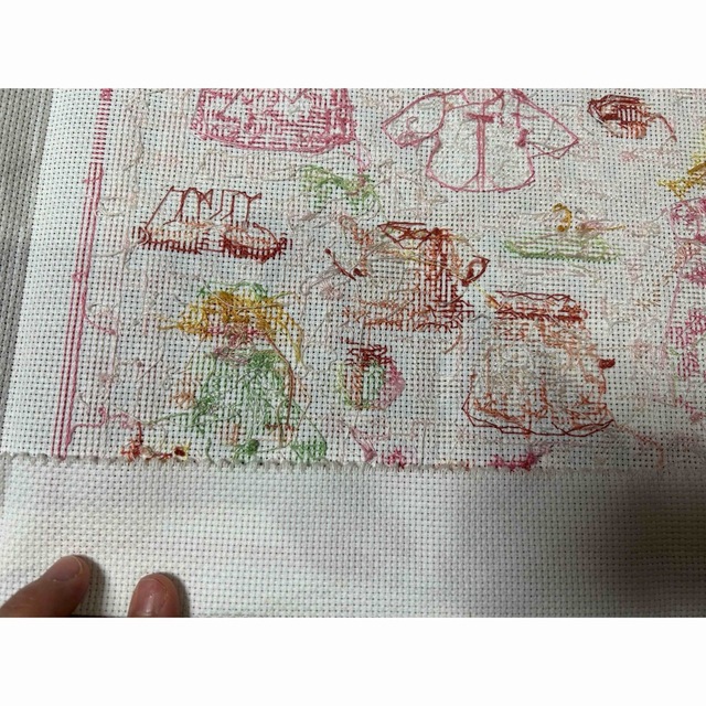 刺繍完成品額入り kidsroom 女の子 6