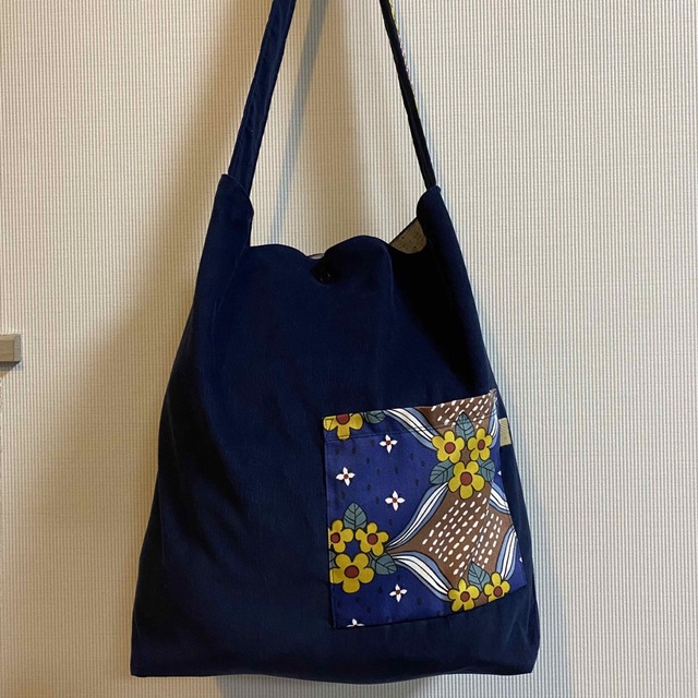 SALE= ショルダーバッグ ハンドメイド 大きめ くったり マチ広め