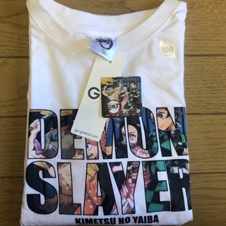 ジーユー(GU)の【新品未使用】鬼滅の刃　Tシャツ　GU キッズ　150(Tシャツ/カットソー)