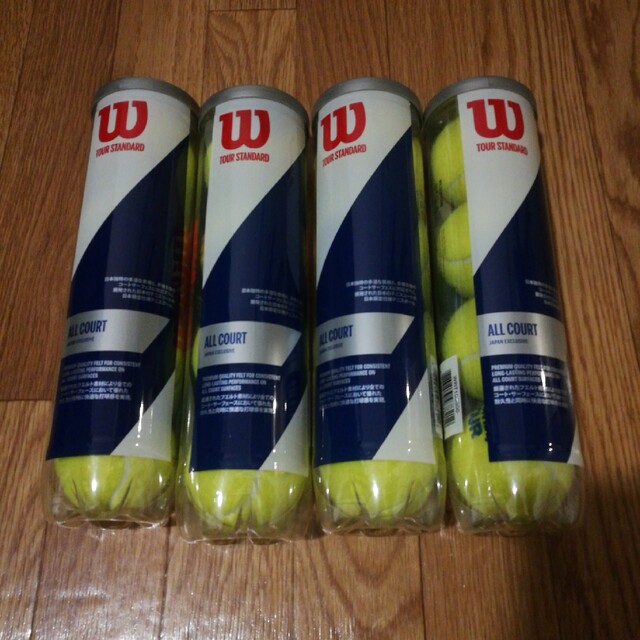 wilson(ウィルソン)の未開封　硬式テニス　ボール　4缶×4本　16*球 スポーツ/アウトドアのテニス(ボール)の商品写真
