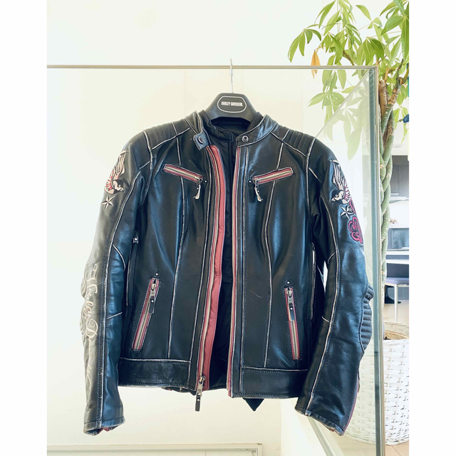 Harley Davidson(ハーレーダビッドソン)のHarley-Davidson 純正 レディースレザージャケット  レディースのジャケット/アウター(ライダースジャケット)の商品写真