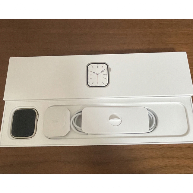 Apple Watch Series 7GPSモデルwhite MKN63J/A