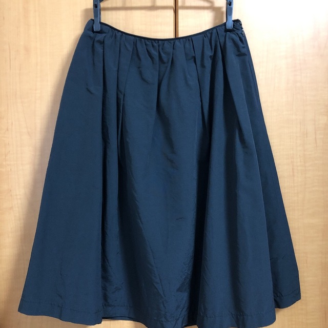 visのシンプルフレアスカート★黒36 レディースのスカート(ひざ丈スカート)の商品写真