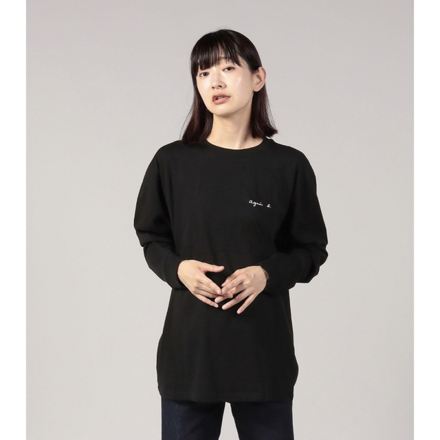 agnes b.(アニエスベー)のアニエスベー　agnes.b ロンt 黒 レディースのトップス(Tシャツ(長袖/七分))の商品写真