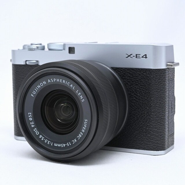 【新品】 FUJIFILM X-E4 レンズキット シルバー 富士フイルム