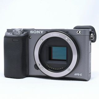 ソニー(SONY)のSONY α6000 ボディ ILCE-6000 H グラファイトグレー(ミラーレス一眼)