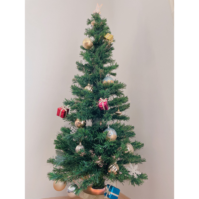 クリスマスツリー　150cm 光る　光ファイバー