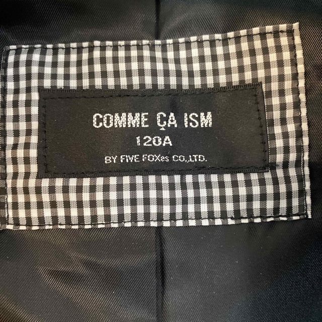 COMME CA ISM(コムサイズム)のコムサイズム　ダッフルコート　120 ブラック キッズ/ベビー/マタニティのキッズ服女の子用(90cm~)(コート)の商品写真