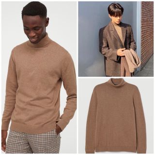 ザラ(ZARA)の【早い者勝ち】H&M ファインニット タートルネックセーター(ニット/セーター)