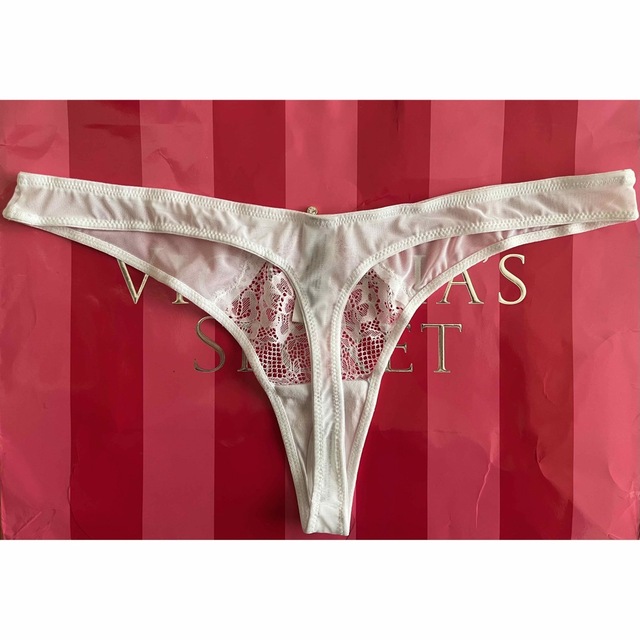 【新品英国】AnnSummers SexyLacePlanetThong L 白 レディースの下着/アンダーウェア(ショーツ)の商品写真