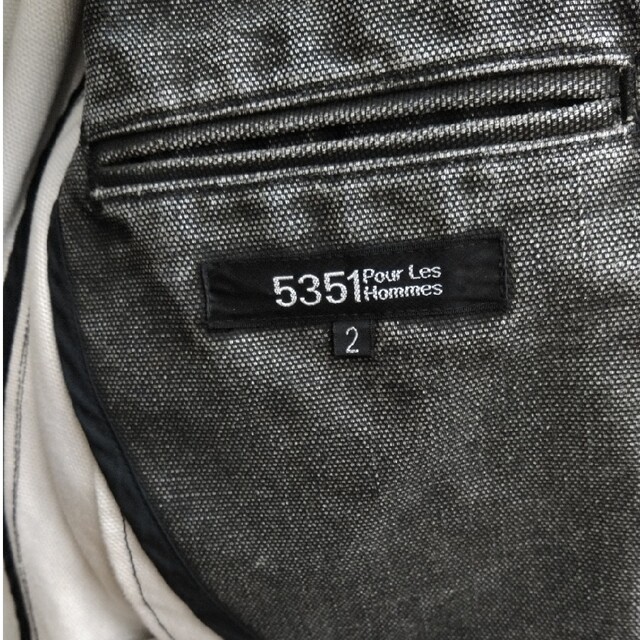 5351 POUR LES HOMMES(ゴーサンゴーイチプールオム)の未使用品　5351プールオム ジャケット　5351POUR LES HOMMES メンズのジャケット/アウター(テーラードジャケット)の商品写真