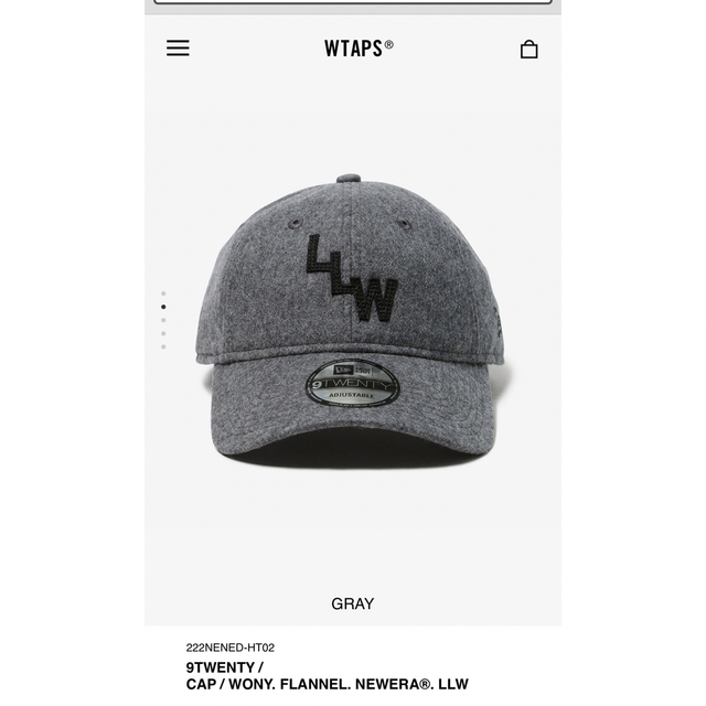 wtaps ダブルタップス ニューエラ newera キャップ 帽子 22aw 値下げ